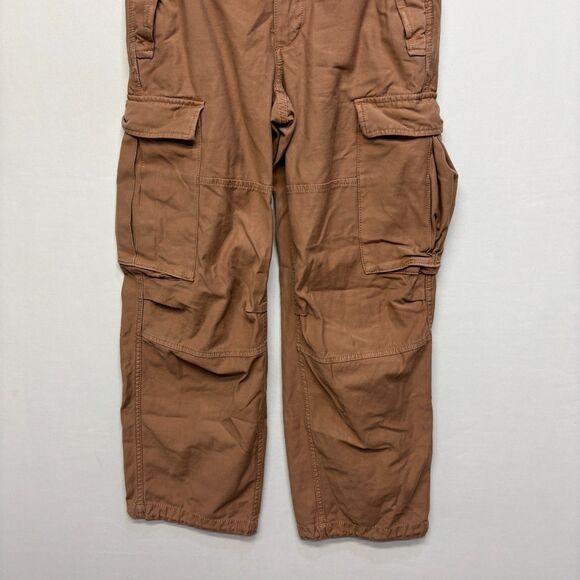 Tna Aritzia Women Utility Cargo Pants Size 2 Cotton Wide Leg C068 -21 - Picture 14 of 16